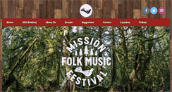 Desktop Screenshot of missionfolkmusicfestival.ca